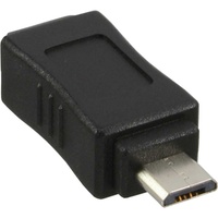 InLine Micro-USB Adapter, Micro-B Stecker an Mini USB 5-pol Buchse