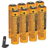 830mah NI-MH Akku AAA für Gigaset Mobilteile, 830mAh Akku AAA für Telefon, 1,2 V Batterien Wiederaufladbar für Panosonic schnurlose Telefone, 4 Stück