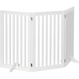 Relaxdays Absperrgitter 3 Panel 91,5 x 154 cm Weiß