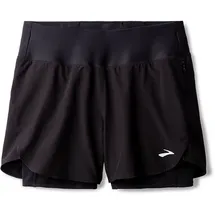 Brooks Chaser 5" 2-in-1 Short 2.0, Black, M