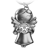 FABACH Schutzengel Star mit Lenkrad - Fahr vorsichtig Schutzengel für Autofahrer - Schlüsselanhänger Auto Glücksbringer - Geschenk Glücksbringer Auto Führerschein Geschenke - Einheitsgröße