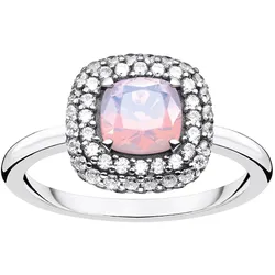 Thomas Sabo TR2287-347-7 Ring für Damen Opal-Farbeffekt Silber, 52/16,6