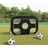 vidaXL Fußballtor mit Torwand 120x80x80 cm Polyester