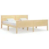 vidaXL Massivholzbett 180 x 200 cm Brown