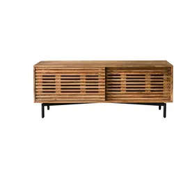 KAWOLA Lowboard RIONI TV-Board Akazie braun 2 Türen