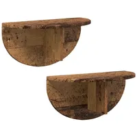 VidaXL Wandregal 38 x 19 x 19 cm Braun