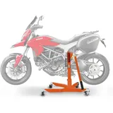 Zentralständer passend für Ducati Hyperstrada 13-15 orange Motorradheber ConStands Power-Classic