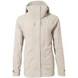 Vaude Damen Comyou Rain Jacke (Größe XS, beige)