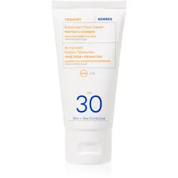 Korres Yoghurt Sunscreen Sonnencreme fürs Gesicht hoher UV-Schutz SPF 30 50 ml