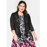 sheego Blusenjacke schwarz 52/54