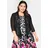 sheego Blusenjacke schwarz 52/54