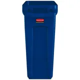 Rubbermaid Slim Jim Kunststoff Pedal vorne 60 l blue