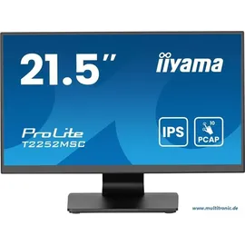 Iiyama ProLite T2252MSC-B2AG 54,5cm (21,45") FHD IPS Touch Monitor HDMI/DP/USB 60Hz
