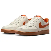 Nike Court Vision Low Herren Sail / Campfire Orange / Gum Medium Brown 42