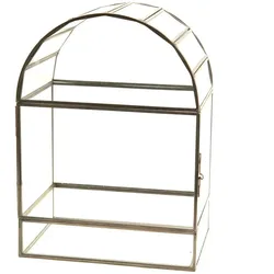 Dose aus Glas und Kupfer 18x13x25 - Transparent Anderes Glas Amadeus 18x13 cm