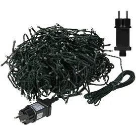 ECD Germany LED Lichterkette für Weihnachten mit 480 LEDs Warmweiß IP44 Innen/Außen Weihnachtsbaum, Beleuchtung Lichterkette Grün