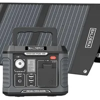 Balderia Power Set PS300-120: Solar-Generator, Kraftwerk, Tragbare Powerstation 300W faltbares Solarpanel 120W