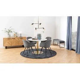 Actona Corby Ø 105 cm weiß