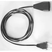 Bachmann Euro-Verlängerung PVC 3m,sw 233.185