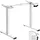 Tectake Tischgestell Idun 84 - 129 x 60 x 71 - 121 cm