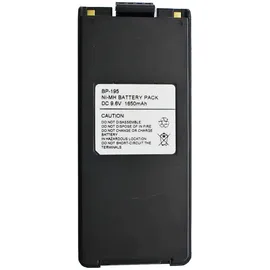 AccuCell Akku passend für ICOM IC-F3, IC-F4 BP-196 NiCd Akku 1100mAh