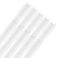 Calugy 10er Pack LED Tube T8 150cm 24W/840 4000K neutralweiß G13 - LED-Röhre inkl. LED Starter - 2880 lm - 270° Ausstrahlungswinkel - nicht dimmbar - KVG Röhre - Ersatz für 58W Leuchtstoffröhre