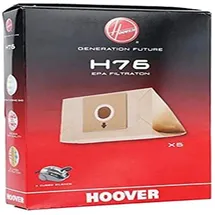 Hoover 35601668 H76 Papier-Entsorgungsbeutel, gemischt