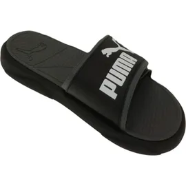 Puma Royalcat Comfort Slide Schwarz/Castlerock Weiß 49,5