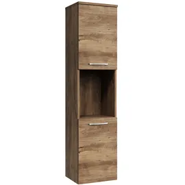 Badplaats Badezimmerschrank Montreal 131 cm - Braun Eiche – Hängender Hoc