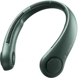JISULIFE Tragbarer Nackenventilator, Hals-Ventilator Ohne Flügel, 5 Geschwindigk
