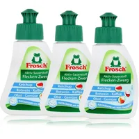 3x Frosch Aktiv-Sauerstoff Fleck-Entferner 75 ml - Flecklösend mit Aktiv-Sauers