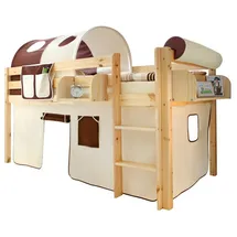 TICAA Hochbett Malte beige/braun