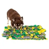 LIONTO Schnüffelteppich für Hunde gelb/ grün