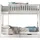 Vipack Etagenbett Scott 90 x 200 cm Kiefer massiv weiß