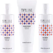 yvyline Lockiges Haar-KIT Shampoo für lockiges Haar 3-teiliges Set