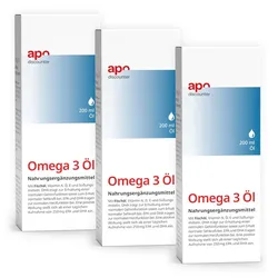 Omega 3 Öl mit Vitamin A, D und E von apodiscounter