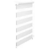 Jet-Line Doppelrollo Weiss.