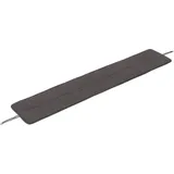 Muuto Sitzkissen für Gartenbank 170 cm dunkelgrau