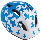 MET-Helmets MET Kinder Fahrradhelm Super Buddy, 52- 57cm White/blue Airplanes,
