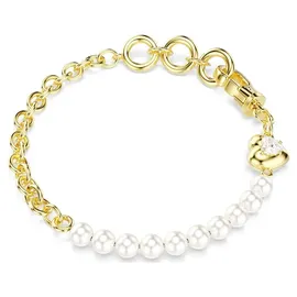 Swarovski Idyllia Armband Kristallperle Weiß Goldlegierungsschicht