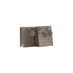 PBS Geschenktragetasche Kraftpapier sortiert 55030 14,5x11,5x6cm