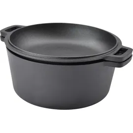 TAINO Dutch Oven 6 l Gusseisen Schwarz