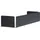 jan kurtz Lyra Wandregal 50 x 10 x 17 cm Schwarz