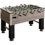 Bandito Tischfußball Kickertisch "Profi-Soccer Deluxe Grau