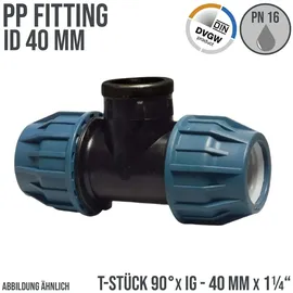 Jason T-Stück Rohrverbinder 40 mm x 1,25 Zoll frostsicher