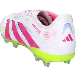 adidas Predator Pro FG Herren Cloud White/Lucid Pink/Lucid Lemon 43 1/3