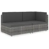 vidaXL Modulares 2-Sitzer-Sofa 0 x 0 x 0 cm Grau