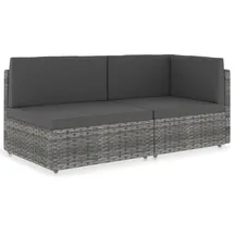 vidaXL Modulares 2-Sitzer-Sofa 0 x 0 x 0 cm Grau