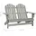 vidaXL Adirondack-Gartenbank 119,5 x 85,5 x 89,5 cm grau