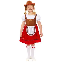 Trachten Lilly Mädchenkostüm - Kinder-4-6-Jahre